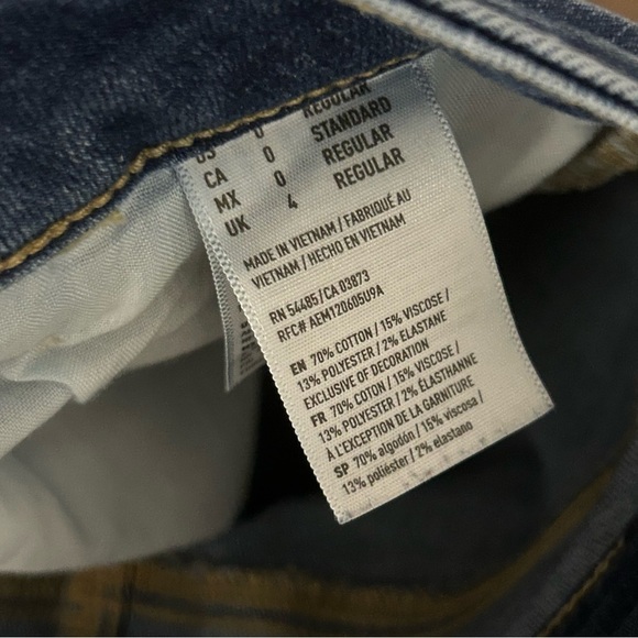 ❤️AE super high rise jegging Blue Denim Women's Jeans 0 - Picture 5 of 10